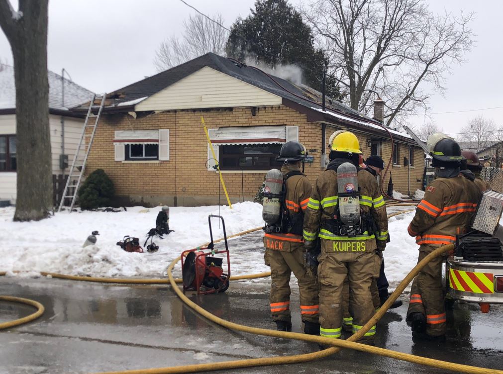 London police have charged a 60-year-old man in connection with Thursday's suspicious blaze at a home on Frances Street.