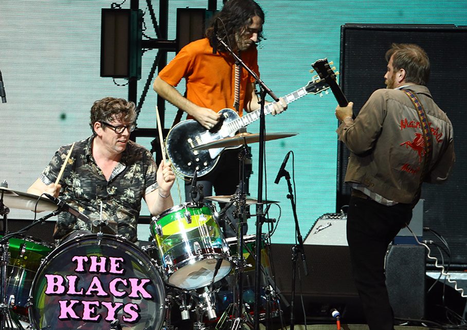 (L-R) Patrick Carney and Dan Auerbach of The Black Keys perform onstage at the 2020 iHeartRadio Alter Ego at The Forum on Jan. 18, 2020 in Inglewood, Calif.