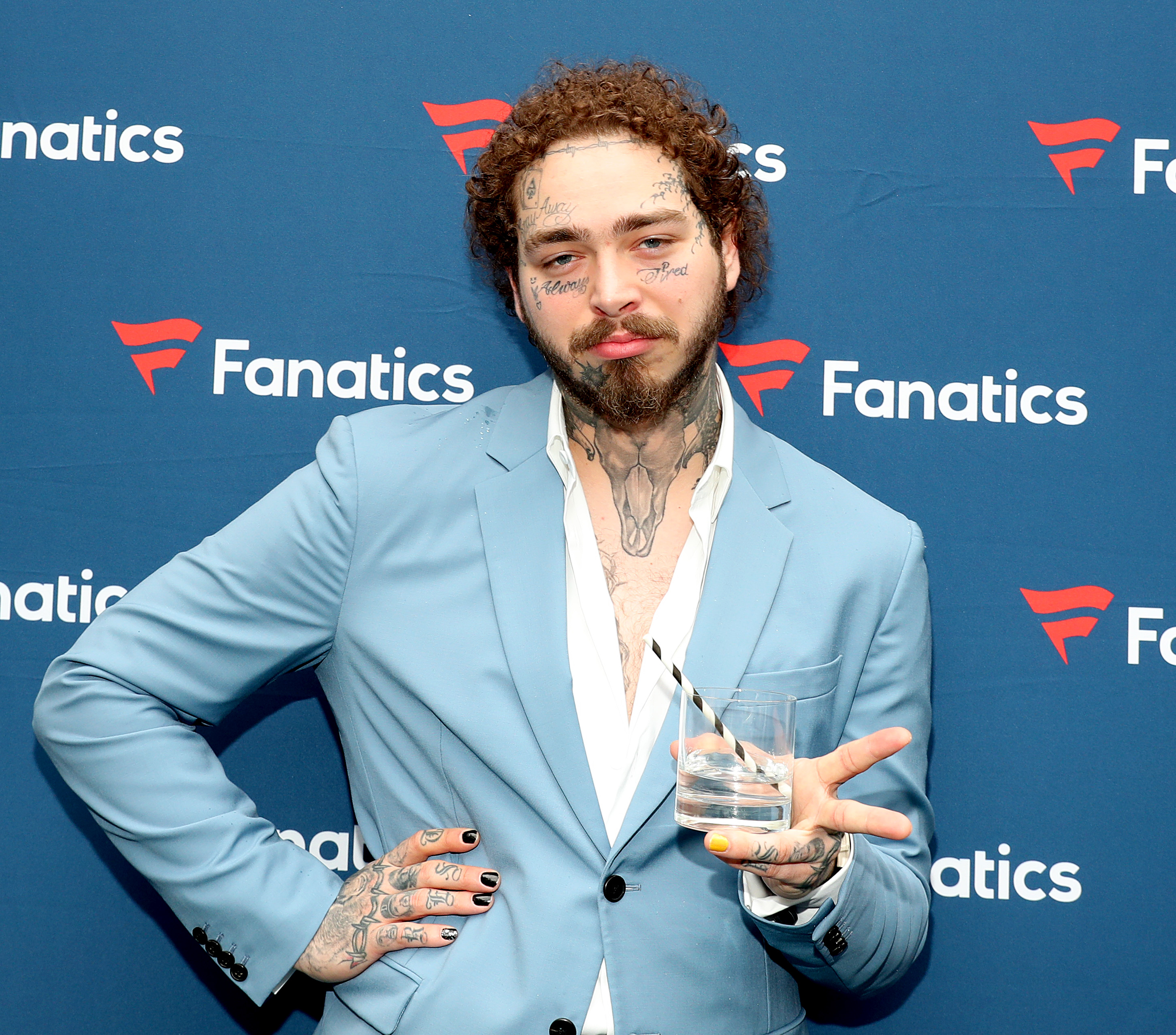 Post Malone Reveals New Face Tattoo