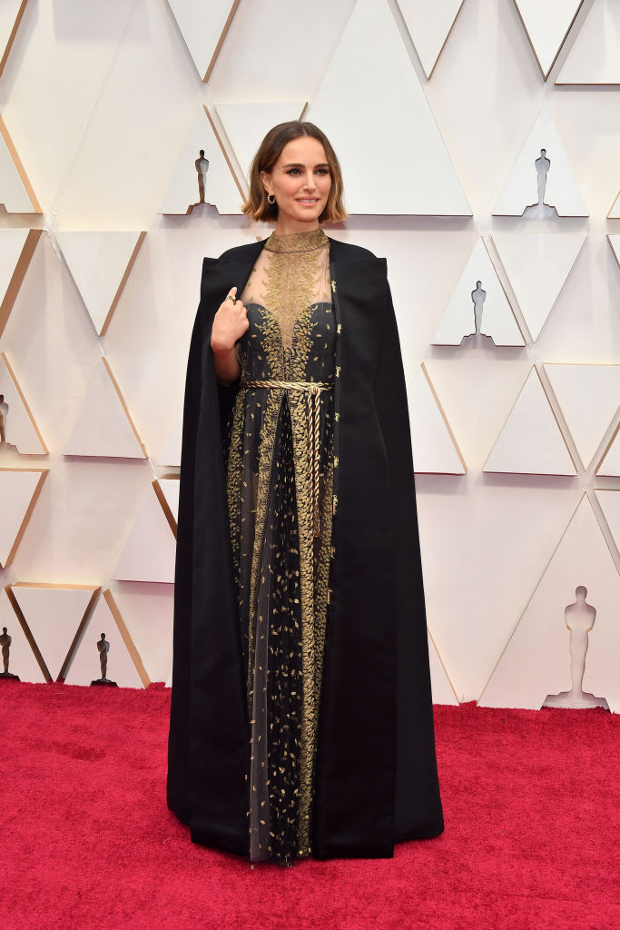 Natalie Portman wears names of snubbed woman directors on Oscars 2020 red carpet - image