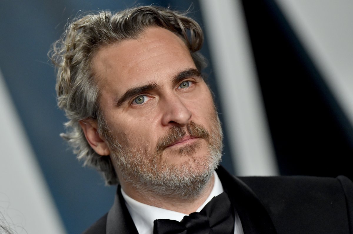 Joaquin Phoenix attends the 2020 Vanity Fair Oscar Party hosted by Radhika Jones at Wallis Annenberg Center for the Performing Arts on Feb. 9, 2020, in Beverly Hills, Calif.