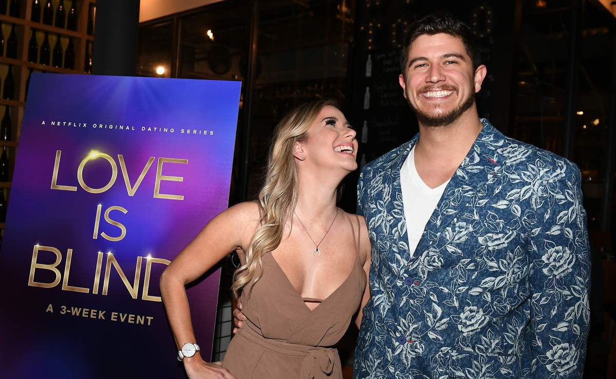 Amber Pike and Matt Barnett attend "Love Is Blind" Atlanta screening & reception at City Winery on February 27, 2020 in Atlanta, Georgia.