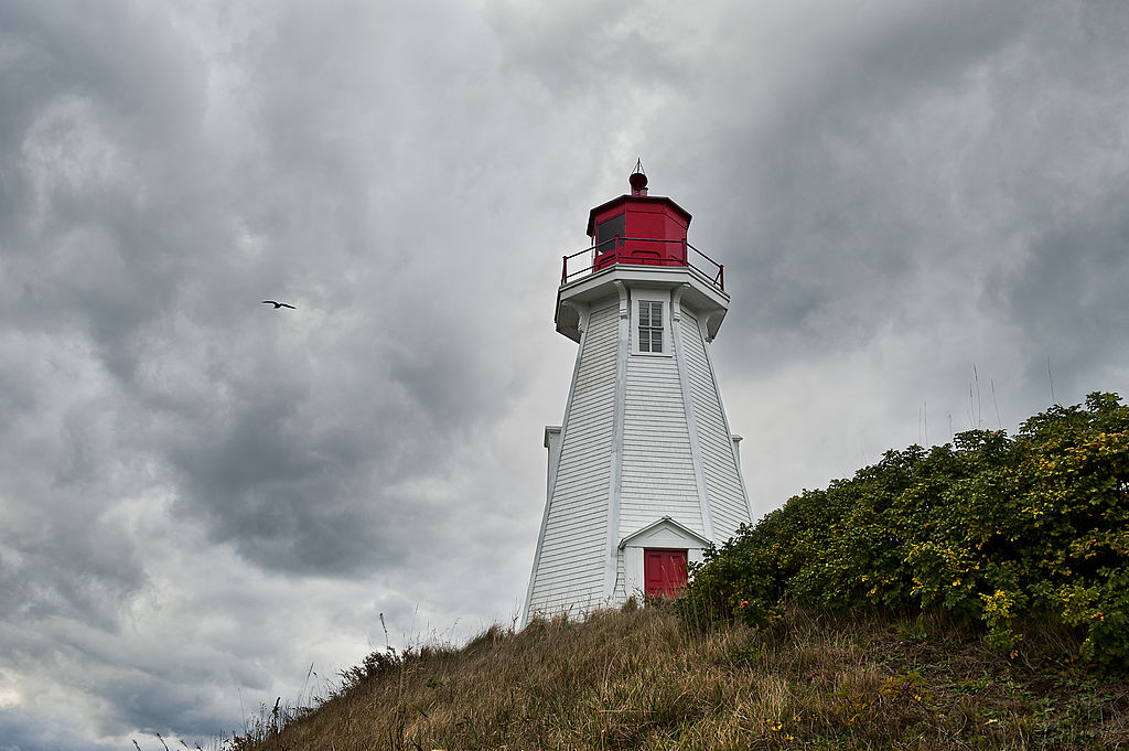 A lighthouse on Campobello Island in New Brunswick is seen in this file image. 