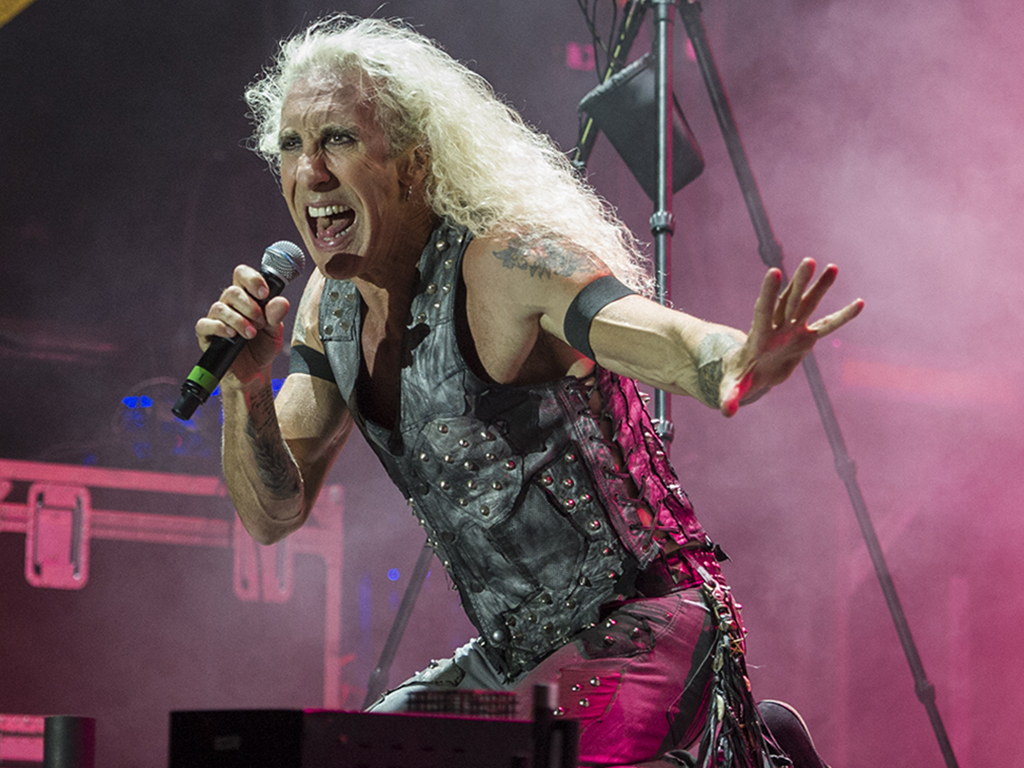 Dee Snider of Twisted Sister performs live on stage at Bloodstock Festival in 2016.