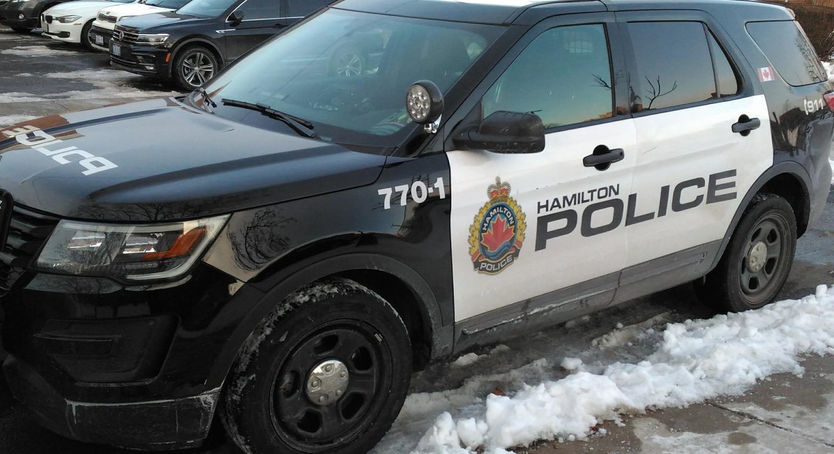 Hamilton police are investigating shots fired at a vehicle on the west mountain.