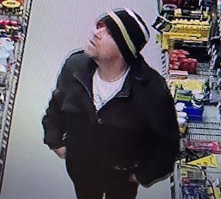 Peterborough County OPP seek these suspects in a reported theft at a Bridgenorth Home Hardware.