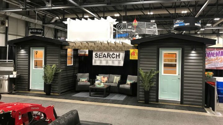 The finished charitable build done by students in the advanced construction technology course at Campus Regina Public in 2018.