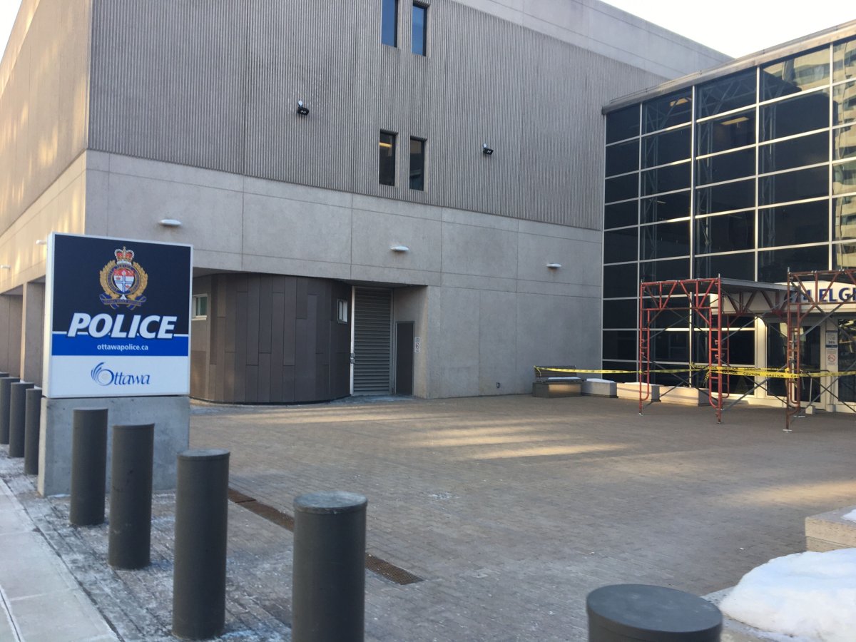 The Ottawa Police Service headquarters on Elgin Street downtown are pictured on Wednesday, Feb. 5, 2020.