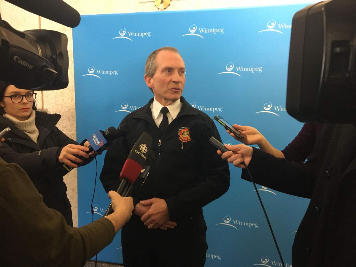 Winnipeg Fire Paramedic Chief John Lane.
