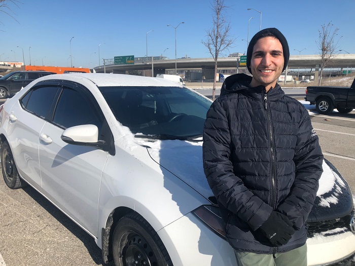 Tony Saleh is offering stranded customers a ride to Queen’s University for 25$.