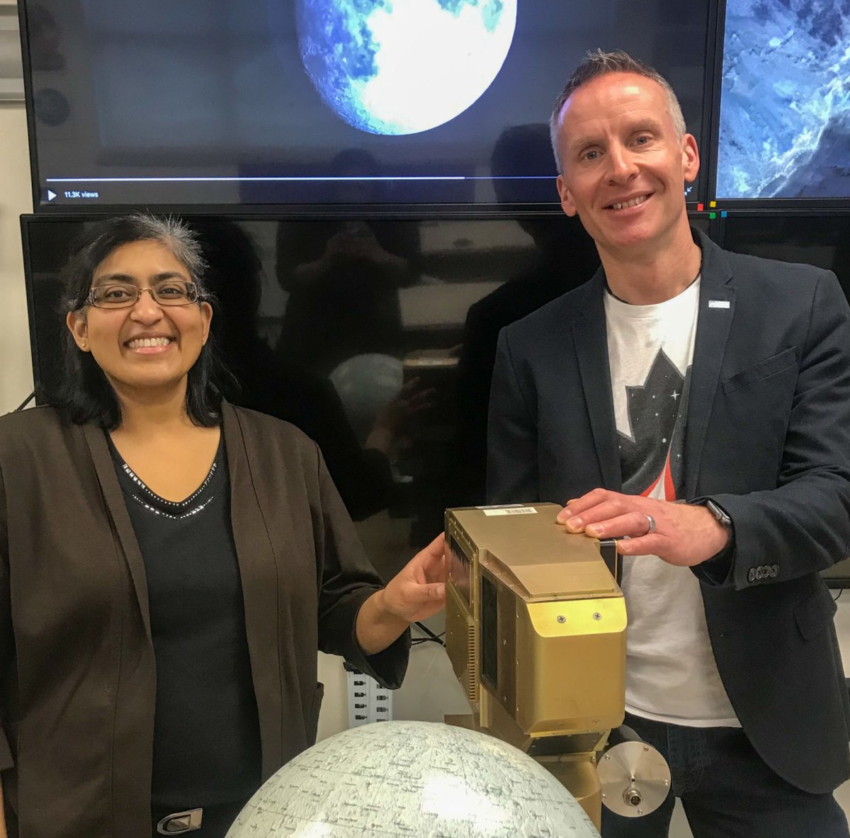 Western Space Associate Director (Training and Education) Jayshri Sabarinathan and Western Space Director Gordon “Oz” Osinski.