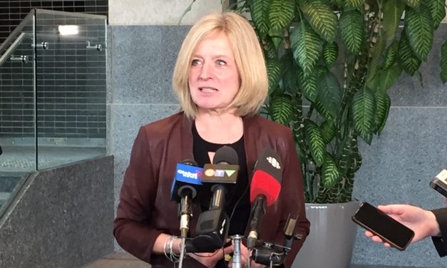 Alberta NDP leader Rachel Notley reacting to the Trans Mountain pipeline ruling in Edmonton, Alta. on Tuesday, February 4, 2020.