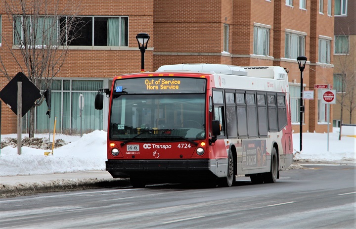 OC Transpo says one of its drivers has tested positive for the coronavirus. Anyone concerned about exposure can contact Ottawa Public Health.