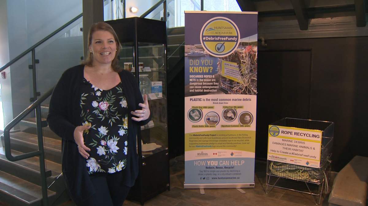 Jackie Walker ourtreach co-ordinator at the Huntsman Marine Science Centre in Saint Andrews.