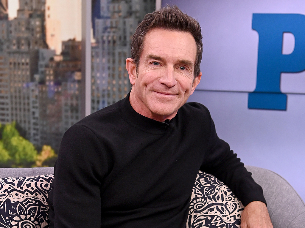 Jeff Probst visits People Now on Feb. 3, 2020 in New York City. 