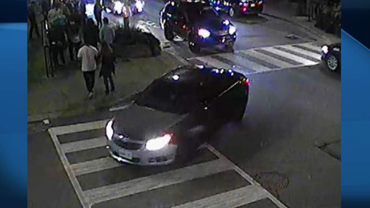 Niagara police are looking for the registered owner of a Chevy Cruze connected to a shooting outside of Karma nightclub in St Catharines.