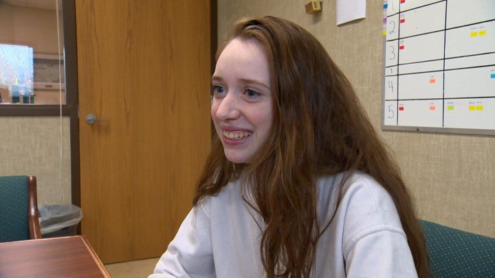 Kylie Flynn was ecstatic to find out she won the $100,00 Loran Award. 