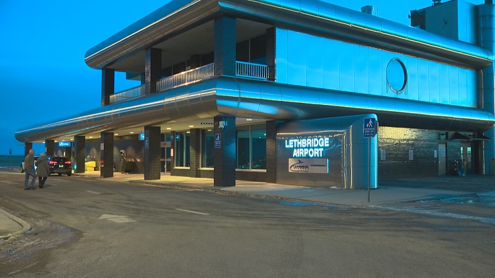 File: The front of the Lethbridge airport.