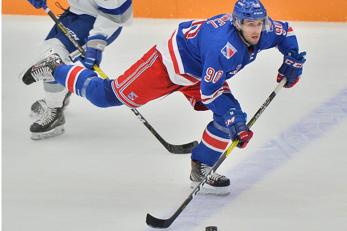 Liam Hawel of the Kitchener Rangers.