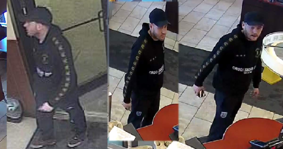 RCMP have released these photos of the suspect in a string of counterfeit currency.