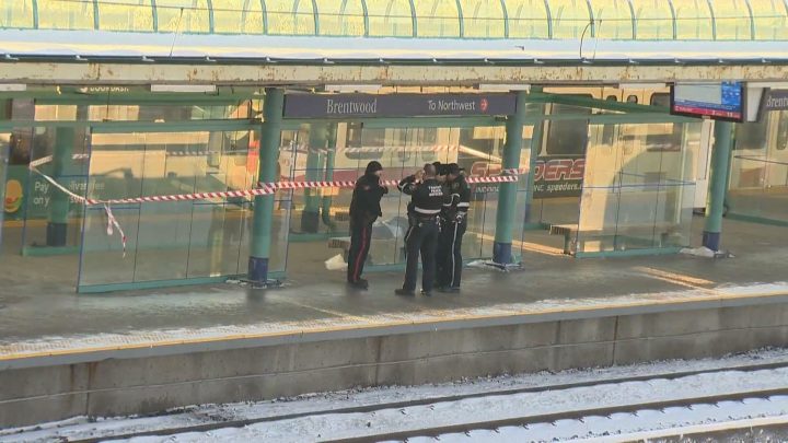 Calgary police are investigating after a person was assaulted on an LRT platform on Monday, Feb. 3, 2020.