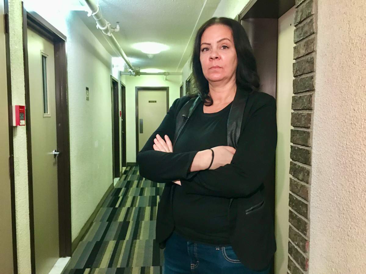 Manon Wascher  is outraged that her downtown apartment building is now home to up to 50 Airbnb rental units. Tuesday, Feb. 11, 2020.