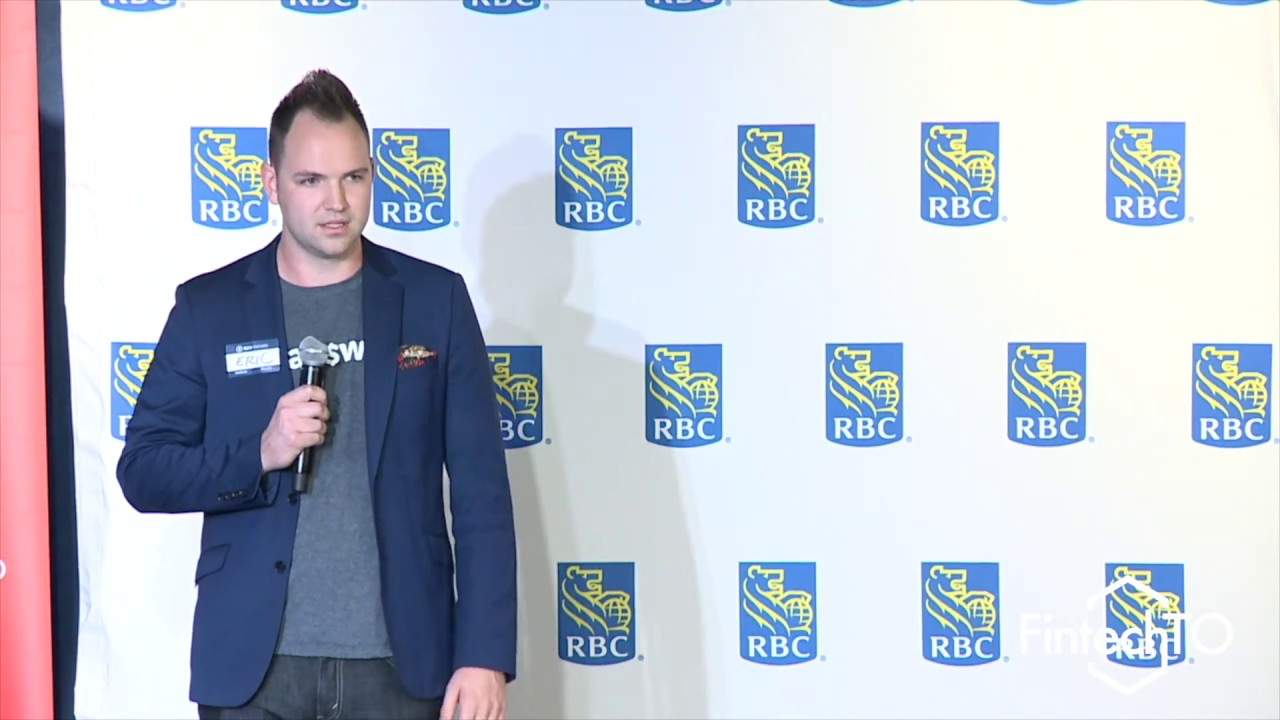 Eric Arnold speaking at a tech event in 2017. Source: YouTube/TechToronto
