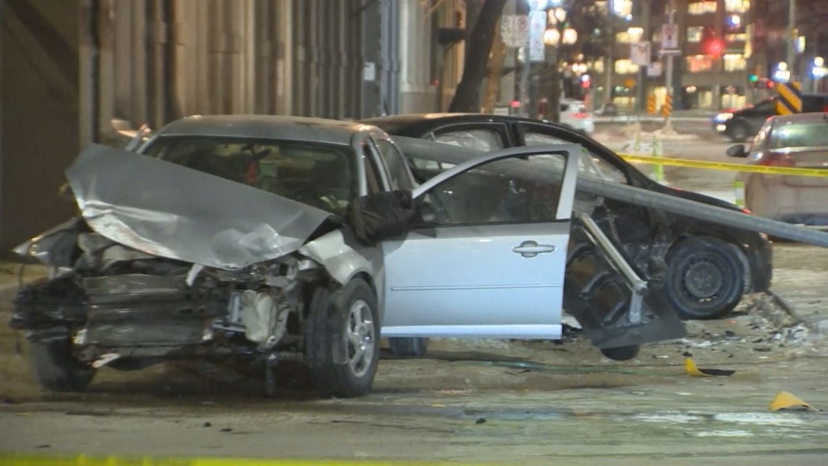 Winnipeg police are investigating a Thursday morning collision by Old Market Square. 