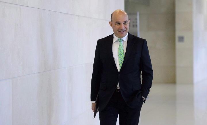 Jim Balsillie, Council of Canadian Innovators, arrives to appear as a witness at a Commons privacy and ethics committee in Ottawa on Thursday, May 10, 2018. An expert panel report says the Ontario government needs to do more to make sure the economic benefits of intellectual property produced in the province are captured.