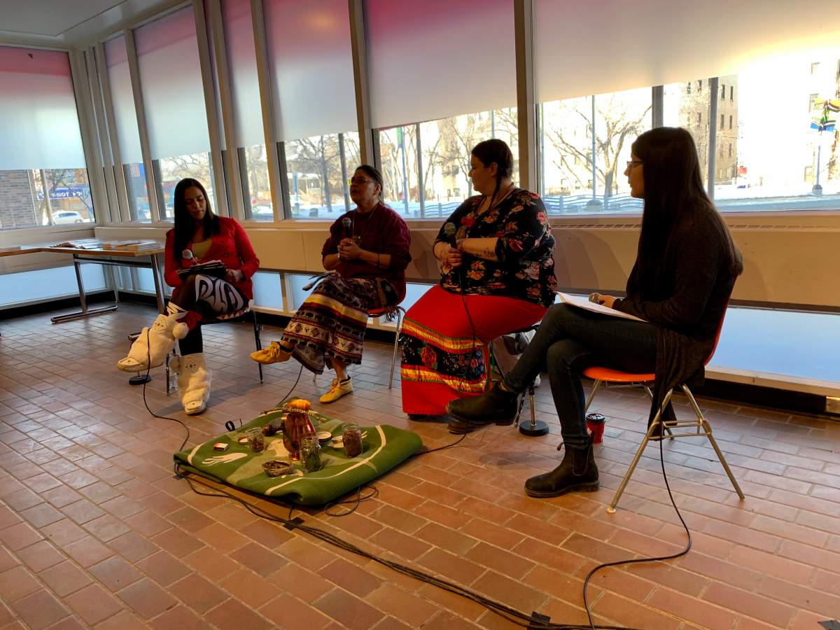 A panel discussion on Indigenous rights was held at the University of Winnipeg Saturday afternoon.