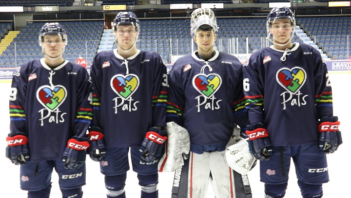 The Regina Pats wore these incredible jerseys for Blue Jays Night