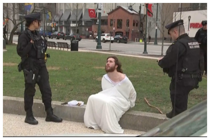 Michael Dennis Grant is shown outside the Cathedral Basilica of Saints Peter and Paul in Philadelphia, Pa., on Feb. 18, 2020.