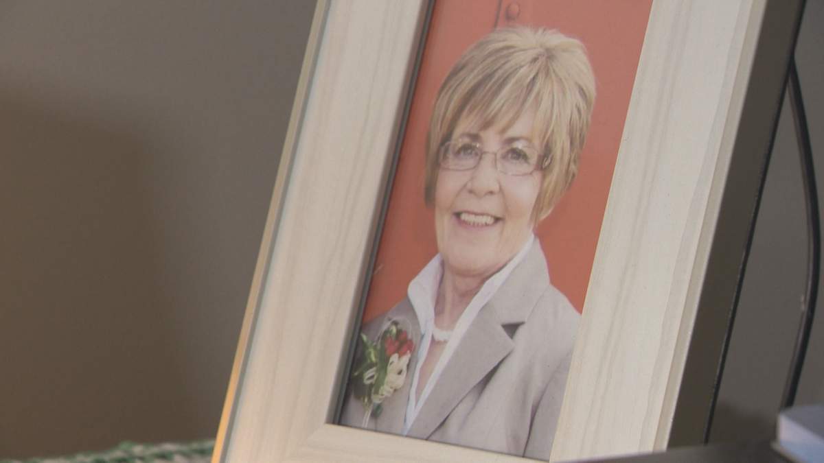 A photo of Phyllis Goodyear sits in Jana’s house.
