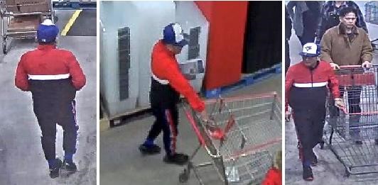 Winnipeg police have released photos of this man and another man wanted after a woman had her wallet stolen over the weekend.