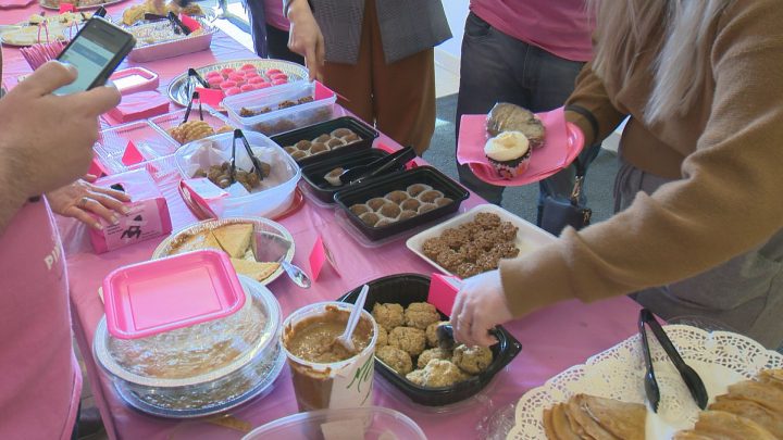 Two Hat Security hosted its annual Pink Shirt Day bake sale, on Wednesday.