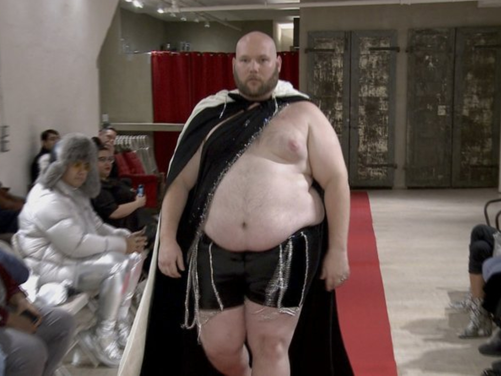 Ryan's Secret put plus-size male bodies in the spotlight during New York Fashion Week.
