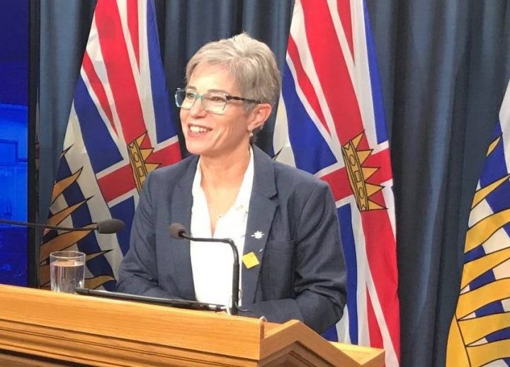 Housing Minister Selina Robinson announces and interim Business Property Tax Relief program .