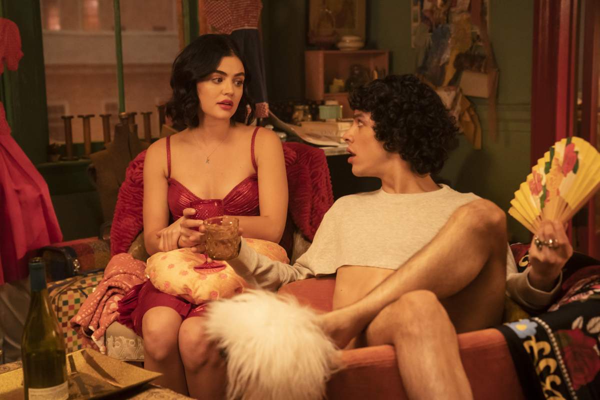 Katy (Lucy Hale) and Jorge (Jonny Beauchamp) in ‘Katy Keene’. (Photo: The CW/ W Network)