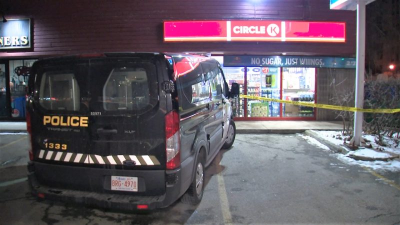 Calgary police said a 22-year-old man was taken to hospital on Wednesday, Feb. 26 after entering a Circle K convenience store at 1403 8 Street S.W. asking for help.