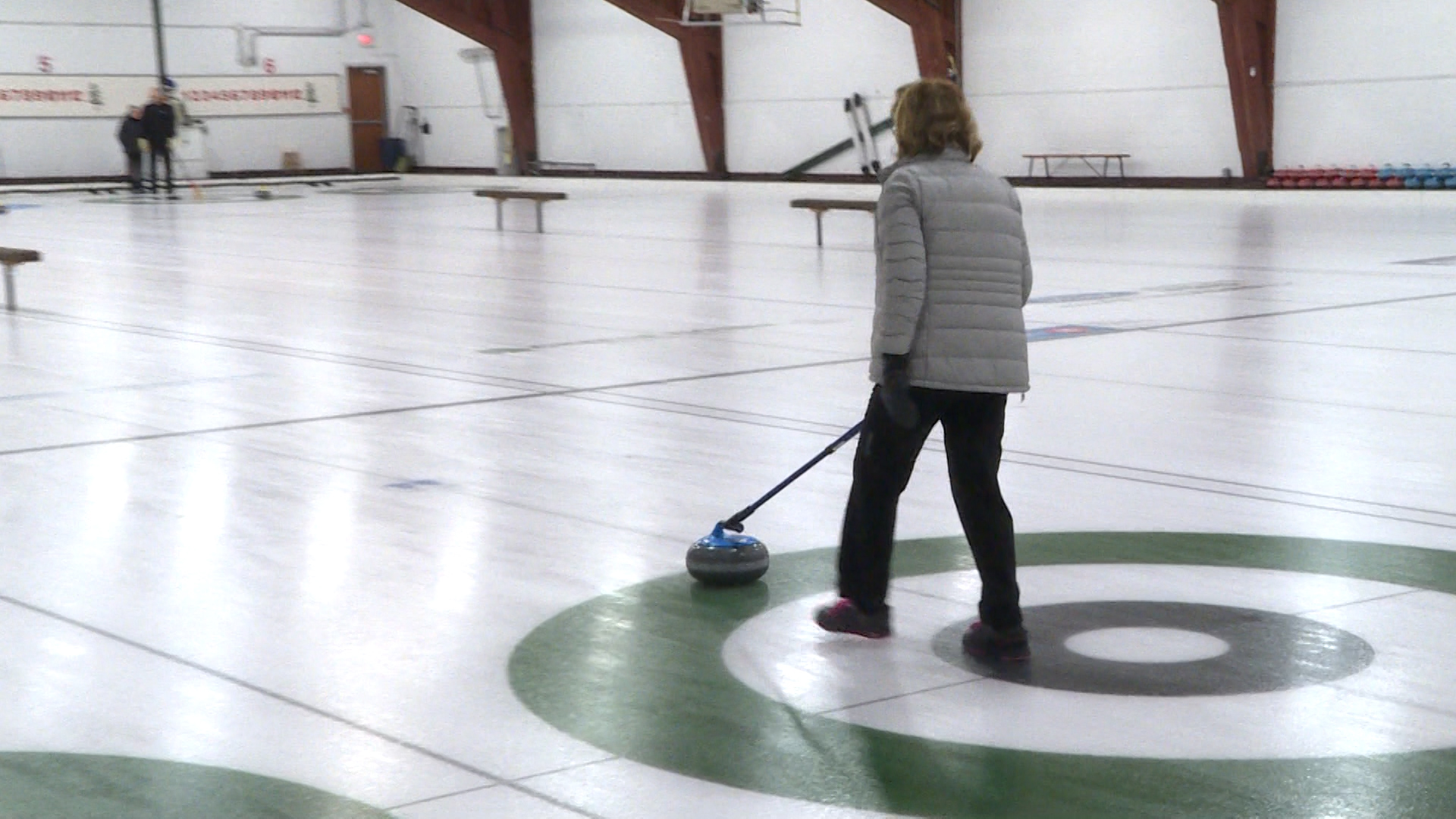 Curlers with clearance stick