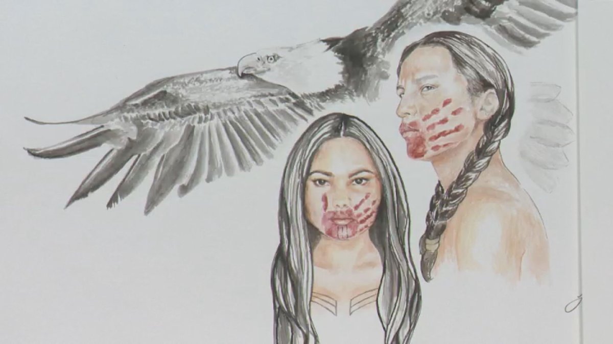 Alberta artist’s paintings of Missing and Murdered Indigenous Women