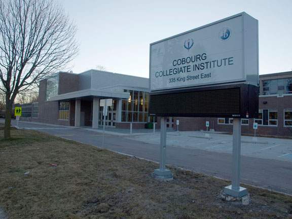 Cobourg Collegiate Institute will be used as a temporary emergency shelter for homeless people amid the coronavirus pandemic.