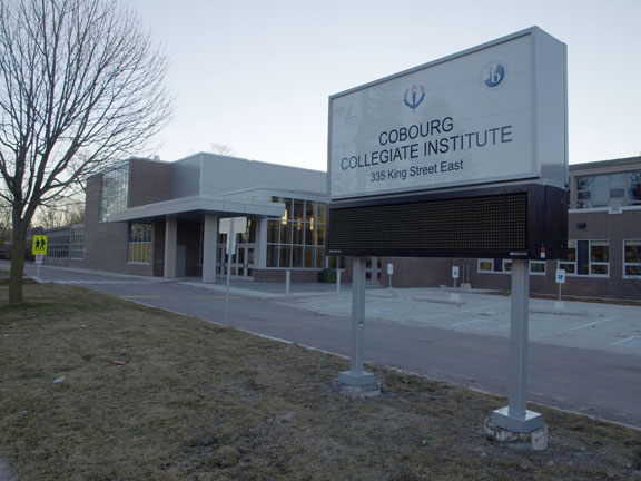 Cobourg Collegiate Institute will be used as a temporary emergency shelter for homeless people amid the coronavirus pandemic.