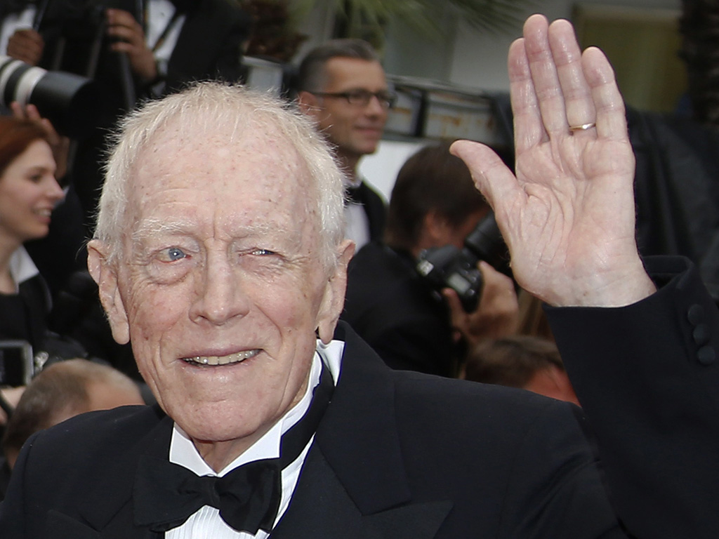 Swedish actor Max von Sydow arrives for the screening of ‘The BFG’ during the 69th annual Cannes Film Festival in Cannes, France, May 14, 2016.