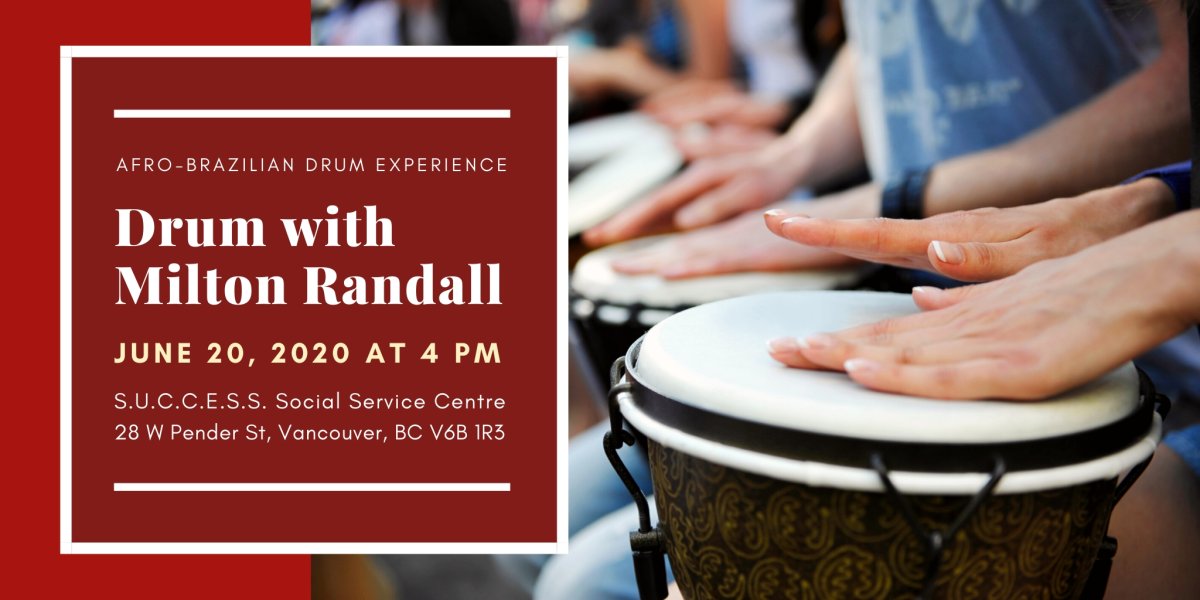 Drumming Workshop – Afro-Brazilian Drum Experience with Milton Randall - image