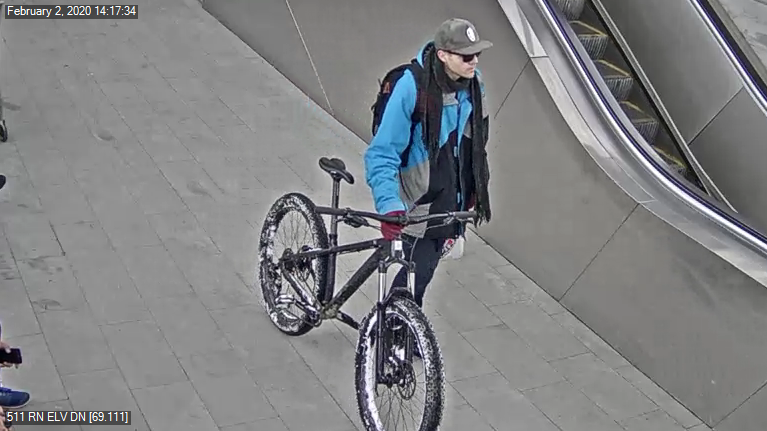 Calgary police are looking to identify a suspect connected with suspected arson on Feb. 2.