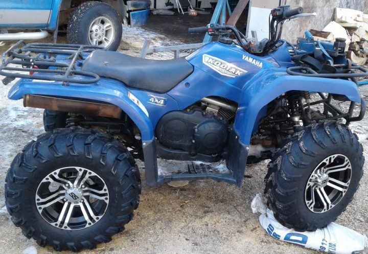 The Central Alberta District Crime Reduction Unit seize stolen ATV in Braeau County, Feb 26.