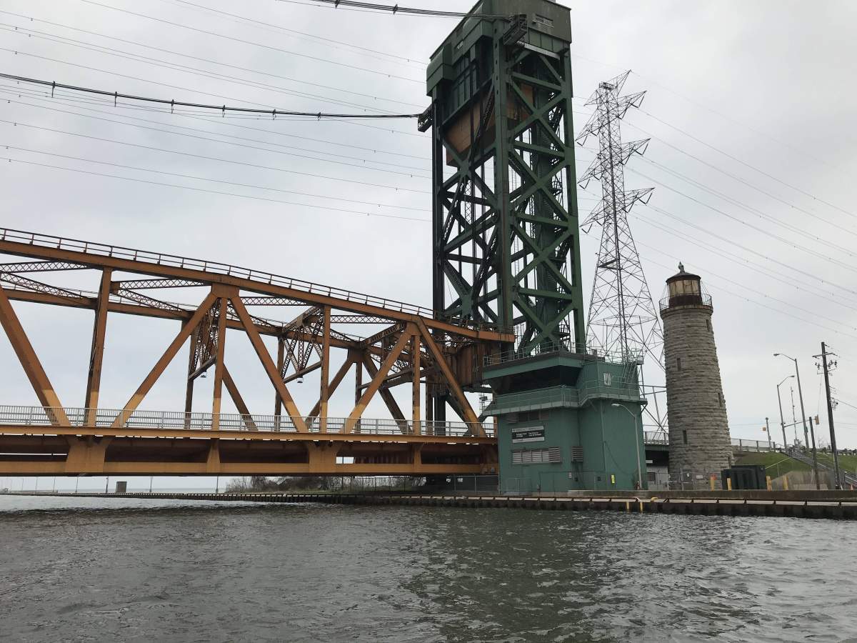 The Burlington Canal Lift Bridge.