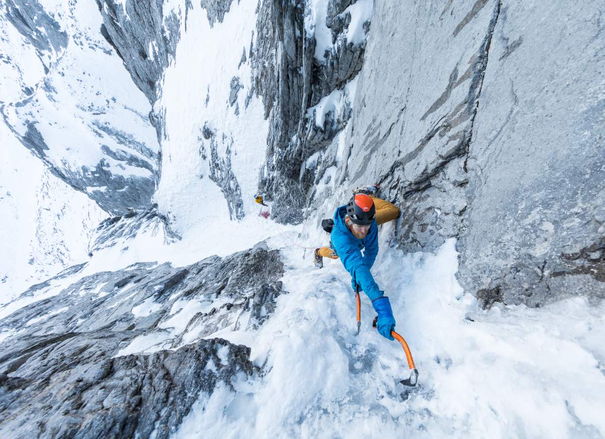 File: Maarten Van Haeren leading pitch three Big Brother, WI5 200m