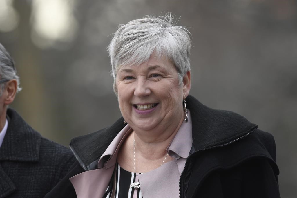 Liberal MP Bernadette Jordan arrives for the cabinet swearing-in ceremony in Ottawa on Wednesday, Nov. 20, 2019.  THE CANADIAN PRESS/Adrian Wyld